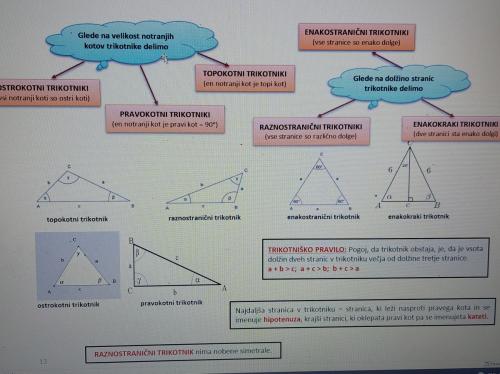 MATEMATIKA ZA STROKOVNE SREDNJE ŠOLE (po učbenikih Alfa geometrija v ravnini, Alfa potence in koreni, Alfa linearna funkcija)